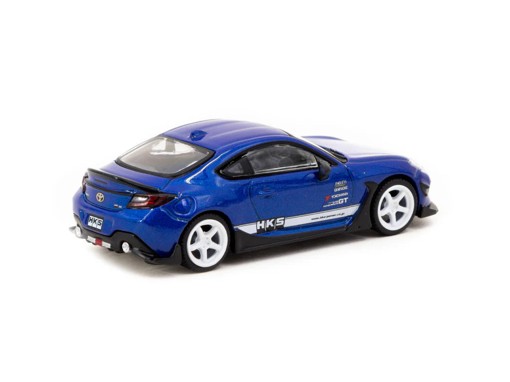Tarmac Works HKS Toyota GR86 Blue Metallic