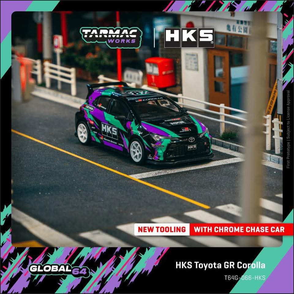 *Pre-Order* Tarmac Works HKS Toyota GR Corolla