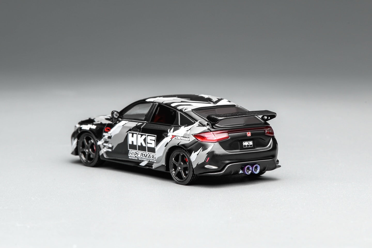 *Pre-Order* MotorHelix Honda Civic TYPE R (FL5) HKS Livery - Matte Black