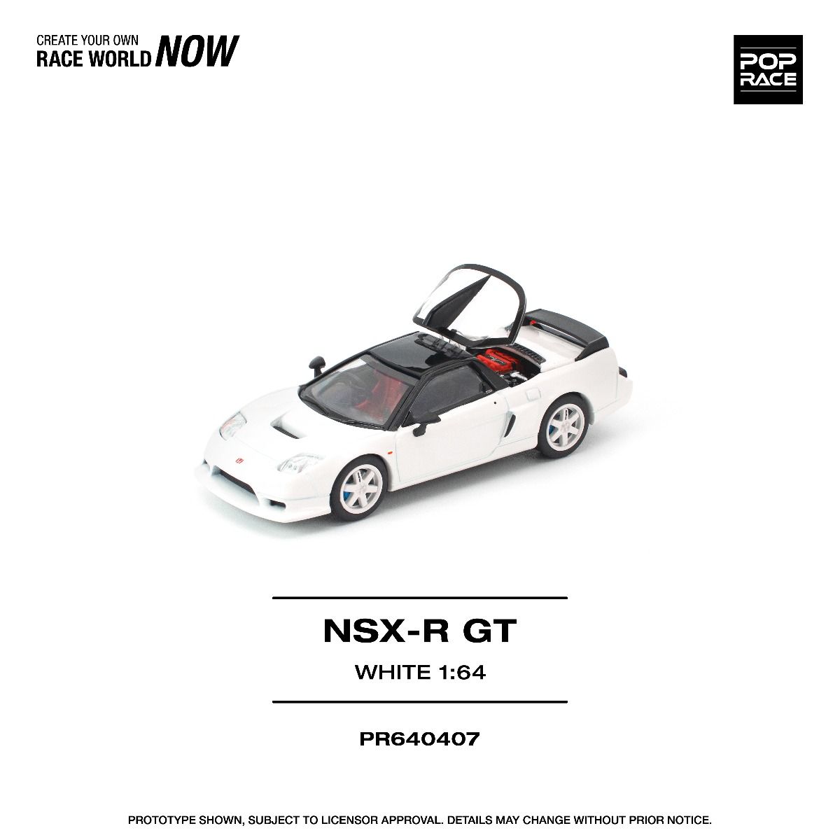 Pre-Order* Pop Race Honda NSX-R GT White – Mini Toy Sensei