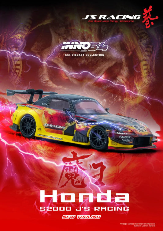 *Pre-Order* INNO Models INNO64 Honda S2000 J'S RACING (AP1) "MAOU"