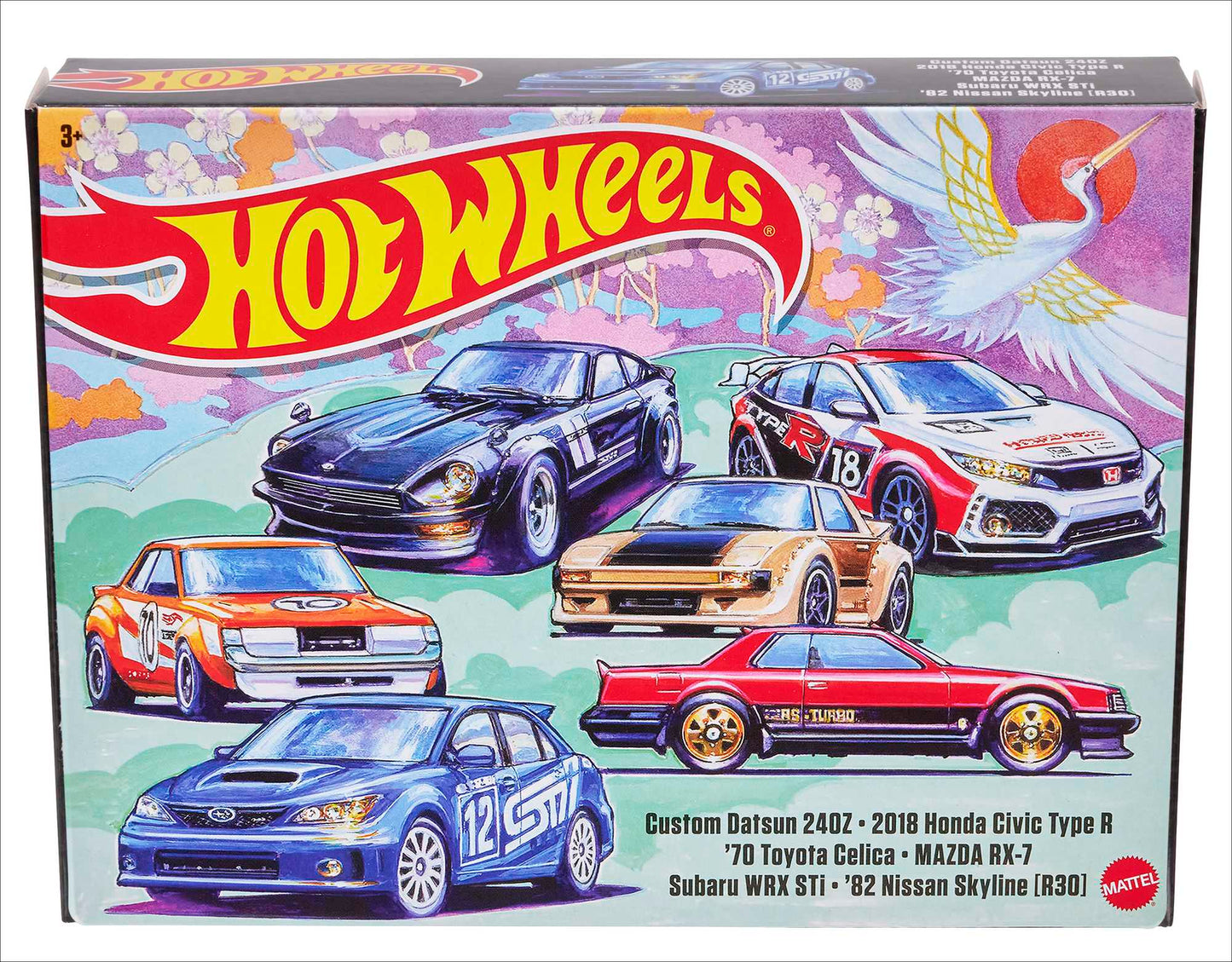 Hot Wheels 2022 JDM Import Theme Multipack 6 Cars Boxset - Japanese Stock