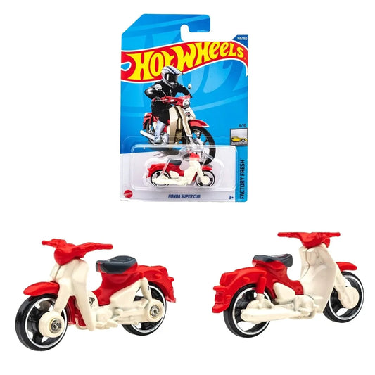 Hot Wheels Factory Fresh 8/10 Honda Super Cub (Red/White) - Japanese Card