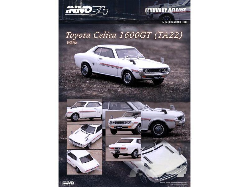 Inno Models Inno64 Toyota Celica 1600GT (TA22) (White)
