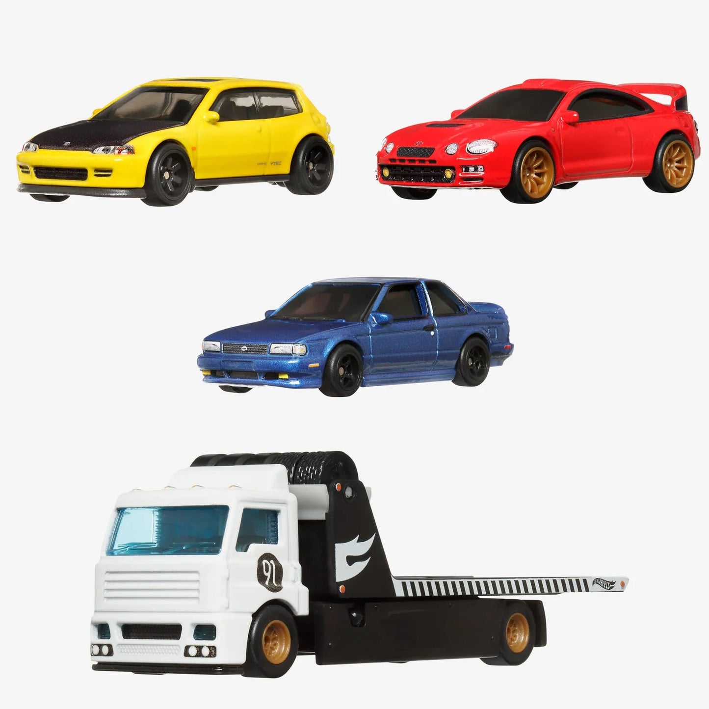Hot Wheels Premium Collector 2022 JDM Fleet Street Set - Japanese Stock