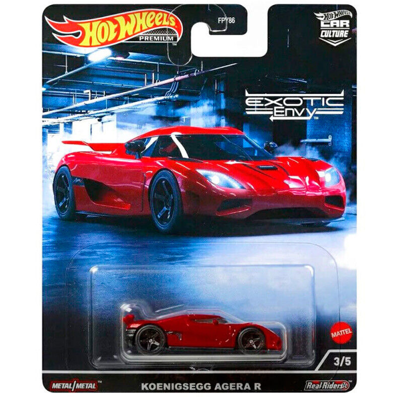 Hot Wheels Premium Car Culture Exotic Envy 3/5 Koenigsegg Agera R - Japanese Stock