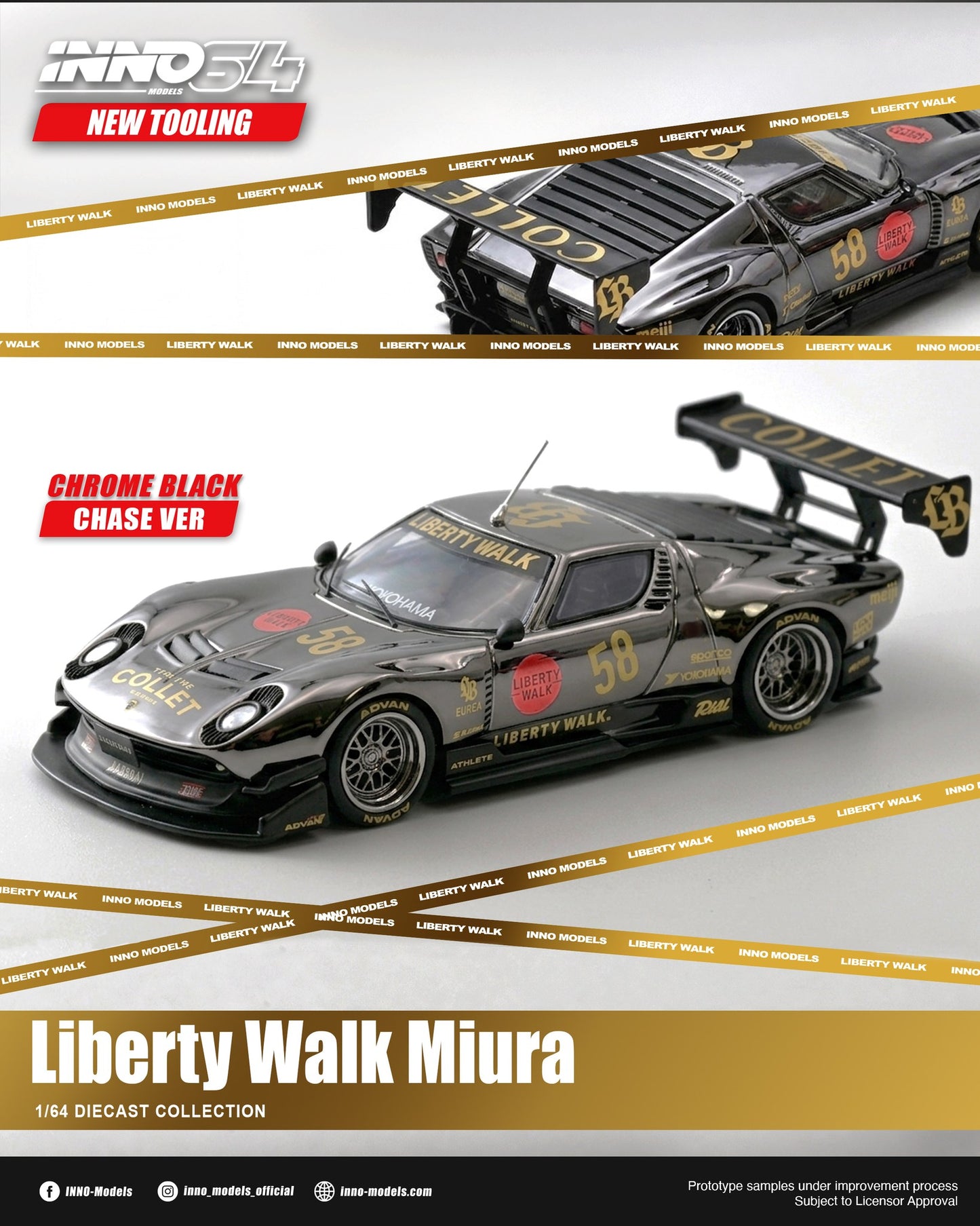 *Pre-Order* INNO Models INNO64 LB-Silhouette WORKS Miura GT