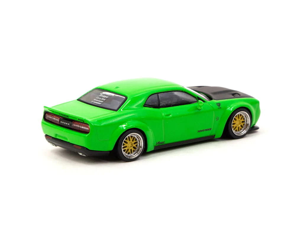 Tarmac Works LB-WORKS Toyo Tires Dodge Challenger SRT Hellcat (Green Metallic)