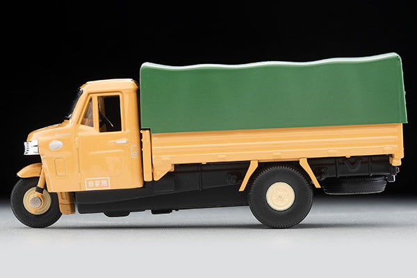 Tomytec Tomica Limited Vintage LV-12d Daihatsu CO10T (Brown) with figures