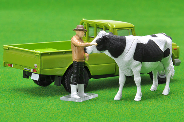 Tomytec Tomica Limited Vintage LV-189c Toyota Stout (Green) with figures