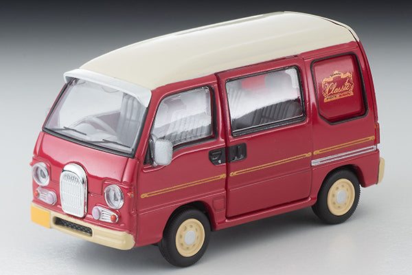Tomytec Tomica Limited Vintage Neo LV-N249b Subaru Sambar Dias Classic '96 (Red & White)