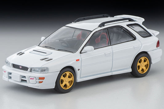 Tomytec Tomica Limited Vintage Neo LV-N281a Subaru Impreza Pure Sports Wagon WRX STi Version V (White) '98