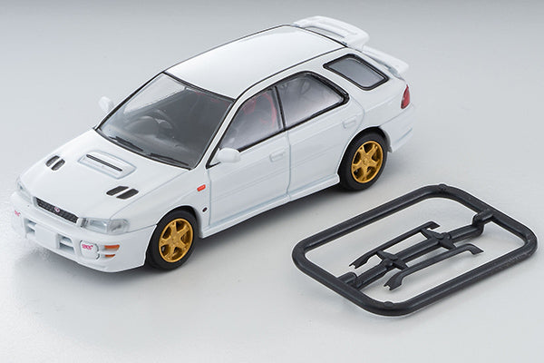 Tomytec Tomica Limited Vintage Neo LV-N281a Subaru Impreza Pure Sports Wagon WRX STi Version V (White) '98