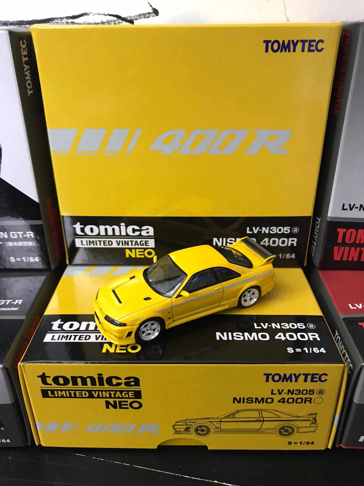 Tomytec Tomica Limited Vintage Neo LV-N305a Nismo 400R Yellow