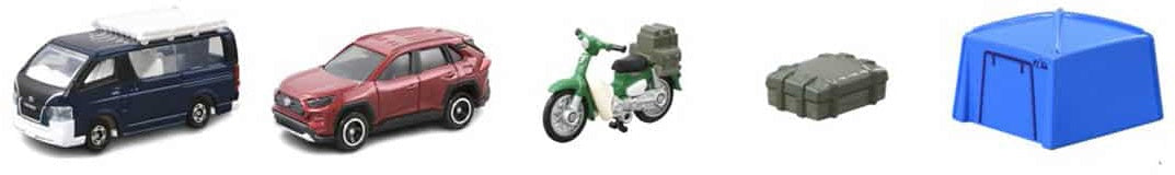 Tomica Let's Go with Tomica! Auto Camp Set