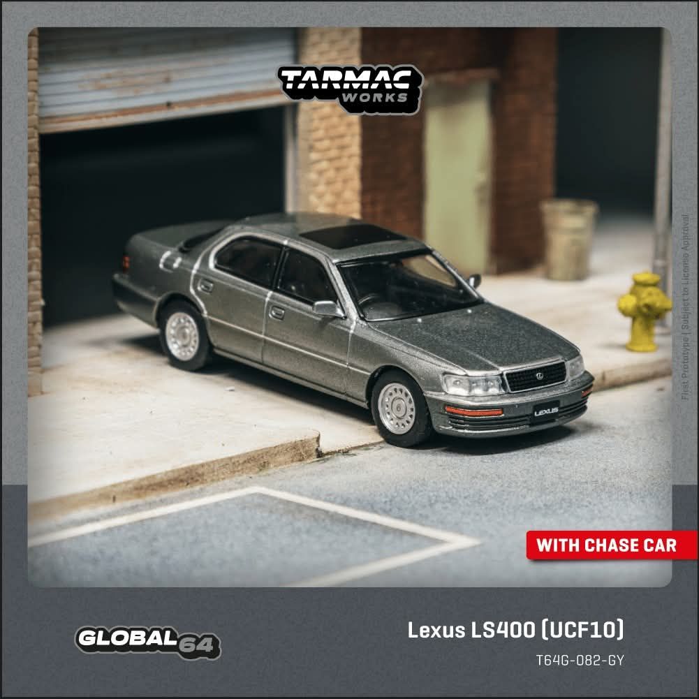 *Pre-Order* Tarmac Works Lexus LS400 (UCF10) Flint Grey