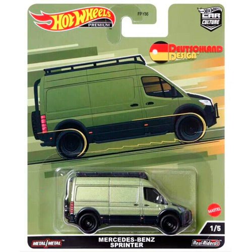 Hot Wheels Premium Car Culture Deutschland Design 1/5 Mercedes-Benz Sprinter