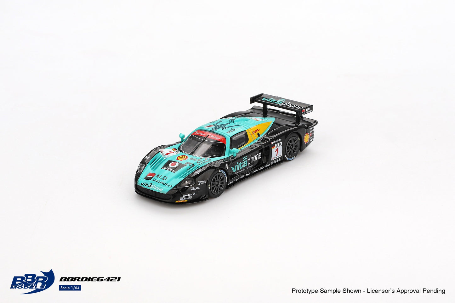 *Pre-Order* BBR Models Maserati MC12 Competizione #1 Vitaphone Racing Team 2008 Spa 24 Hrs. Winner