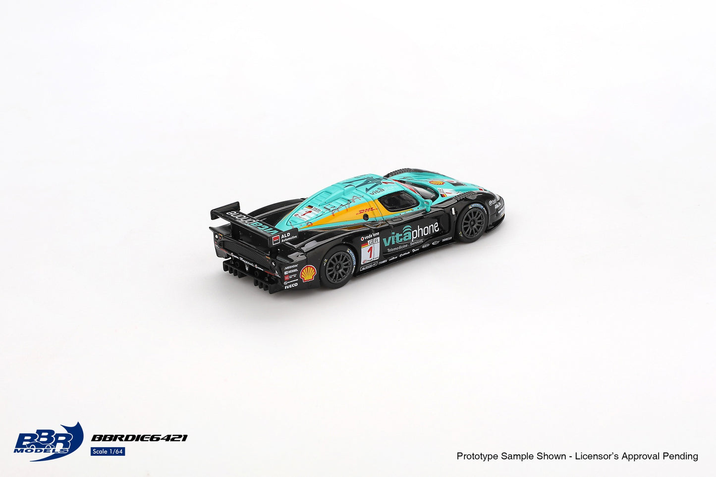 *Pre-Order* BBR Models Maserati MC12 Competizione #1 Vitaphone Racing Team 2008 Spa 24 Hrs. Winner