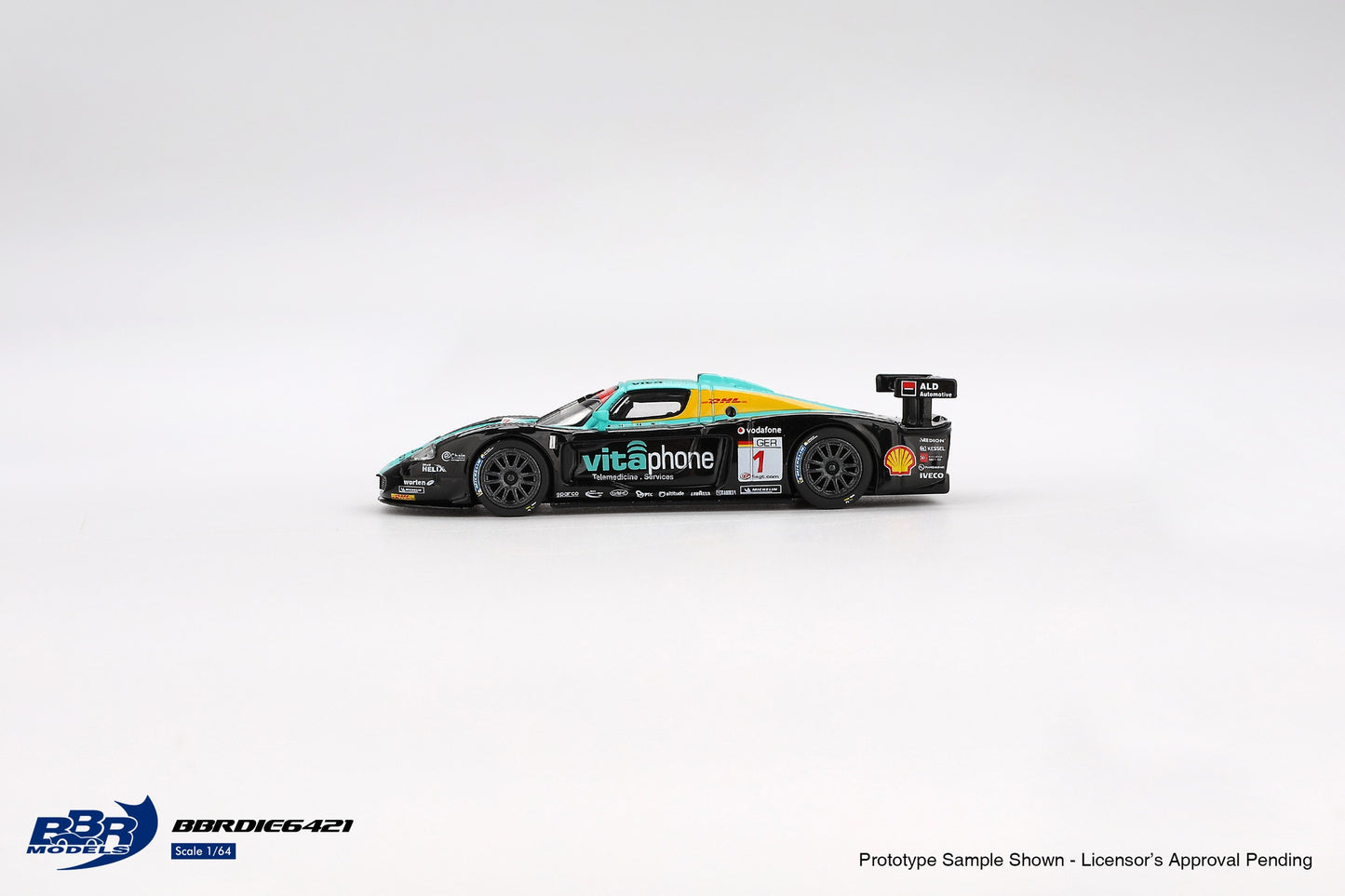 *Pre-Order* BBR Models Maserati MC12 Competizione #1 Vitaphone Racing Team 2008 Spa 24 Hrs. Winner
