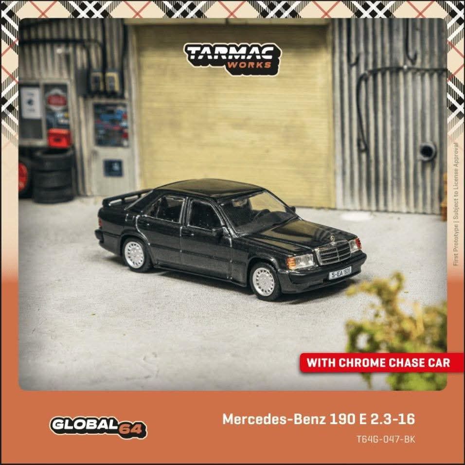 *Pre-Order* Tarmac Works Mercedes-Benz 190 E 2.3-16 Blue-Black Metallic