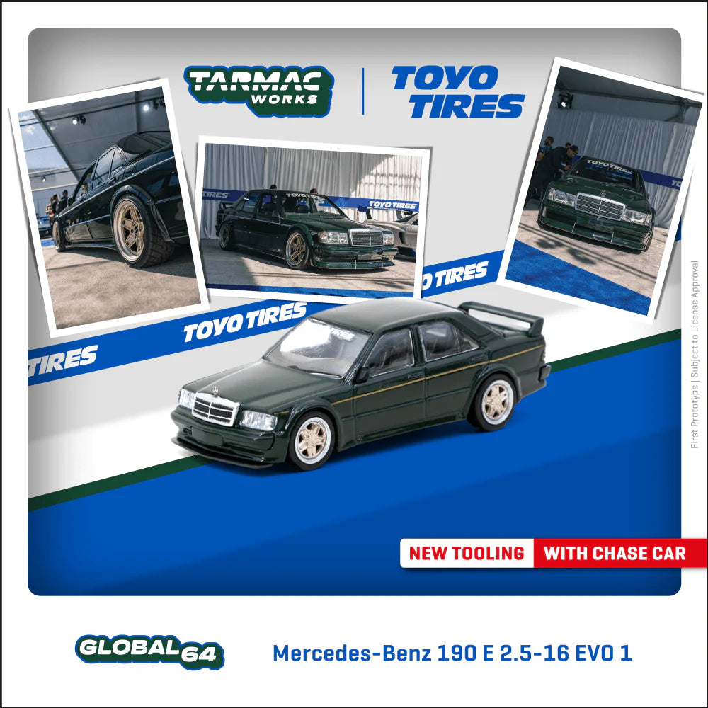 Tarmac Works Mercedes-Benz 190 E 2.5-16 EVO 1 TOYO TIRES