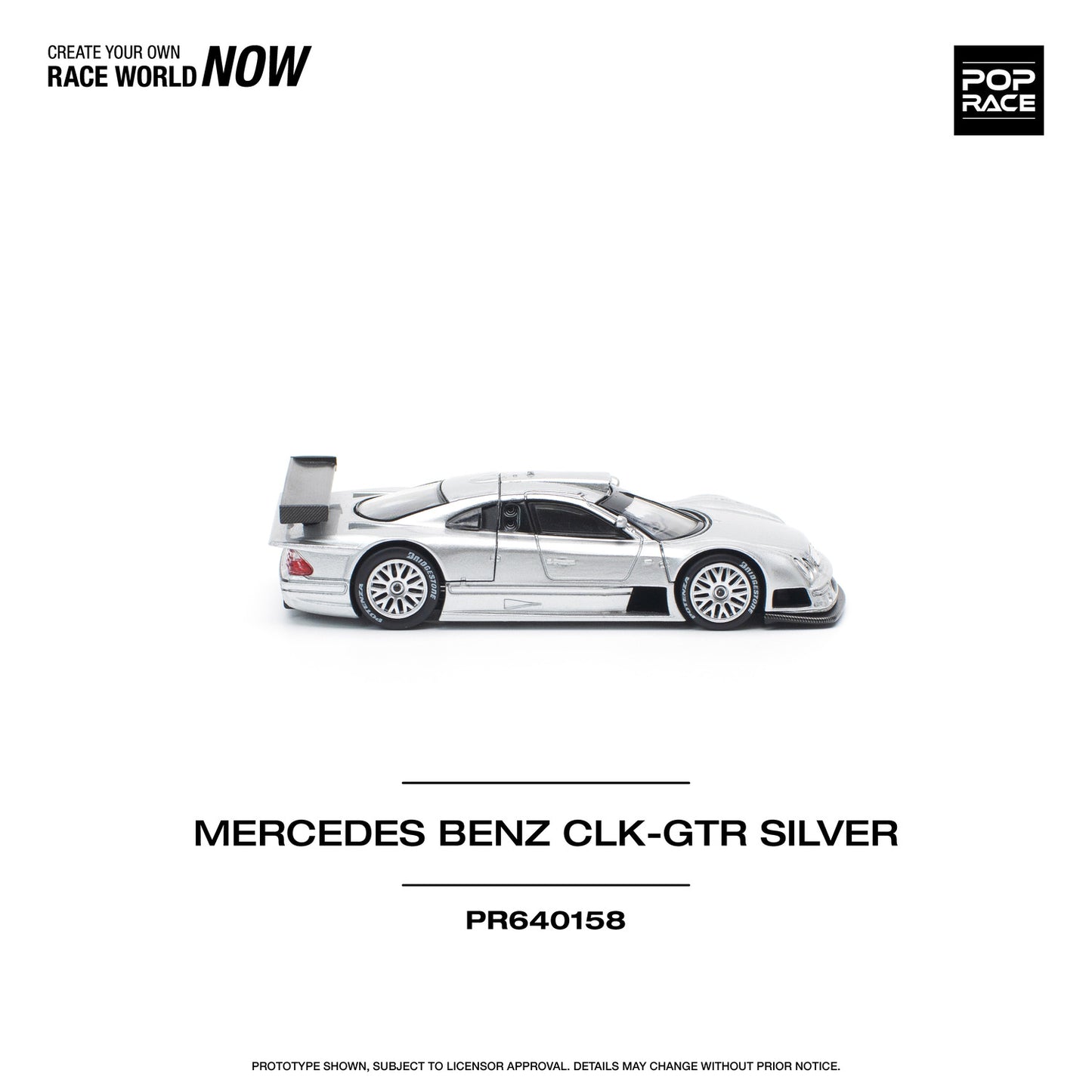 Pop Race CLK-GTR Silver