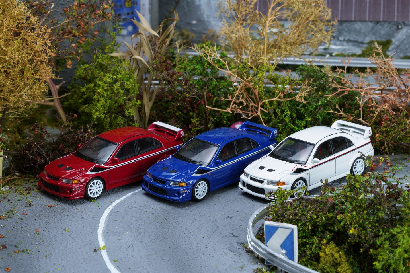 *Pre-Order* MotorHelix M64301 Mitsubishi Lancer Evolution VI GSR T.M.E - Passion Red with Livery