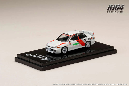 Hobby Japan Mitsubishi Lancer RS Evolution III Groupe A Promotion Scortia White