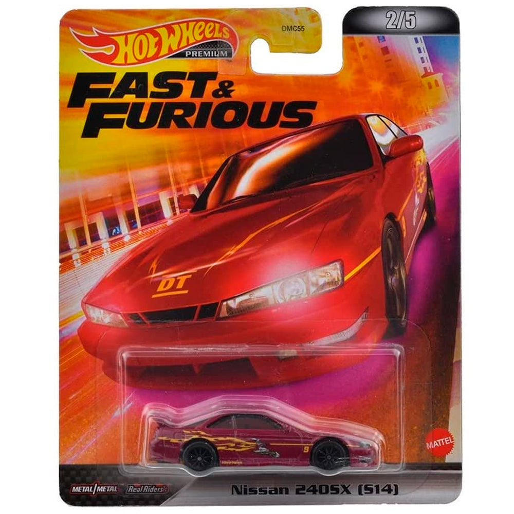 Hot Wheels Premium Fast & Furious 2019 2/5 Nissan 240SX (S14) - Japanese Stock