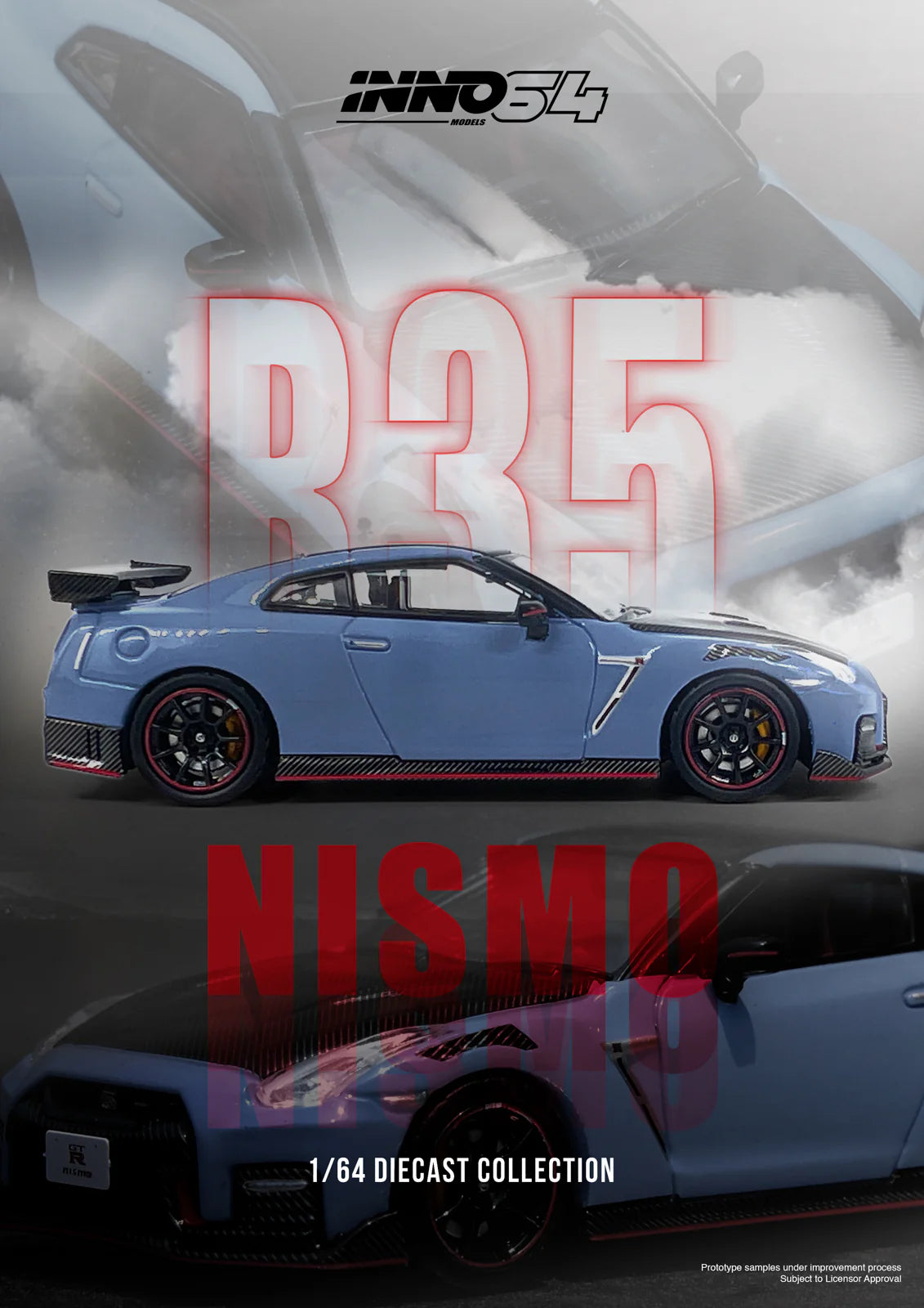 Inno Models Inno64 Nissan GT-R (R35) NISMO Special Edition 2022 Stealth Gray