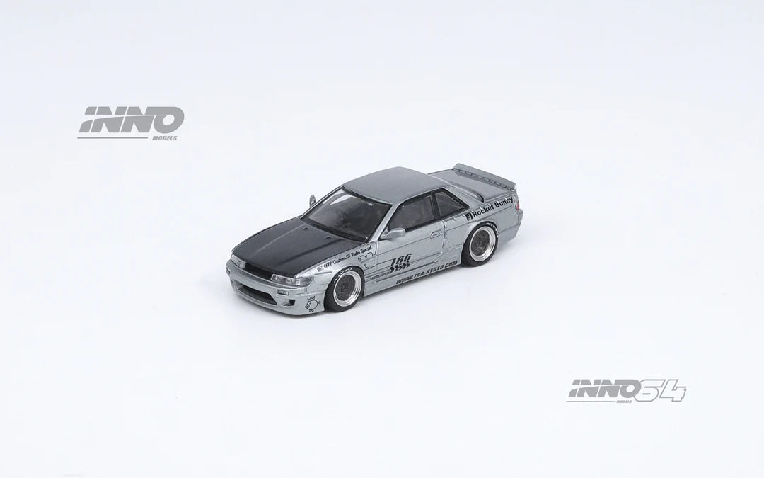 Inno Models Inno64 Nissan Silvia S13 (V1) “Pandem / Rocket Bunny” Silver