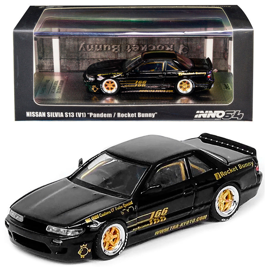 Inno Models Inno64 Nissan Silvia S13 (V1) "Pandem / Rocket Bunny" Black