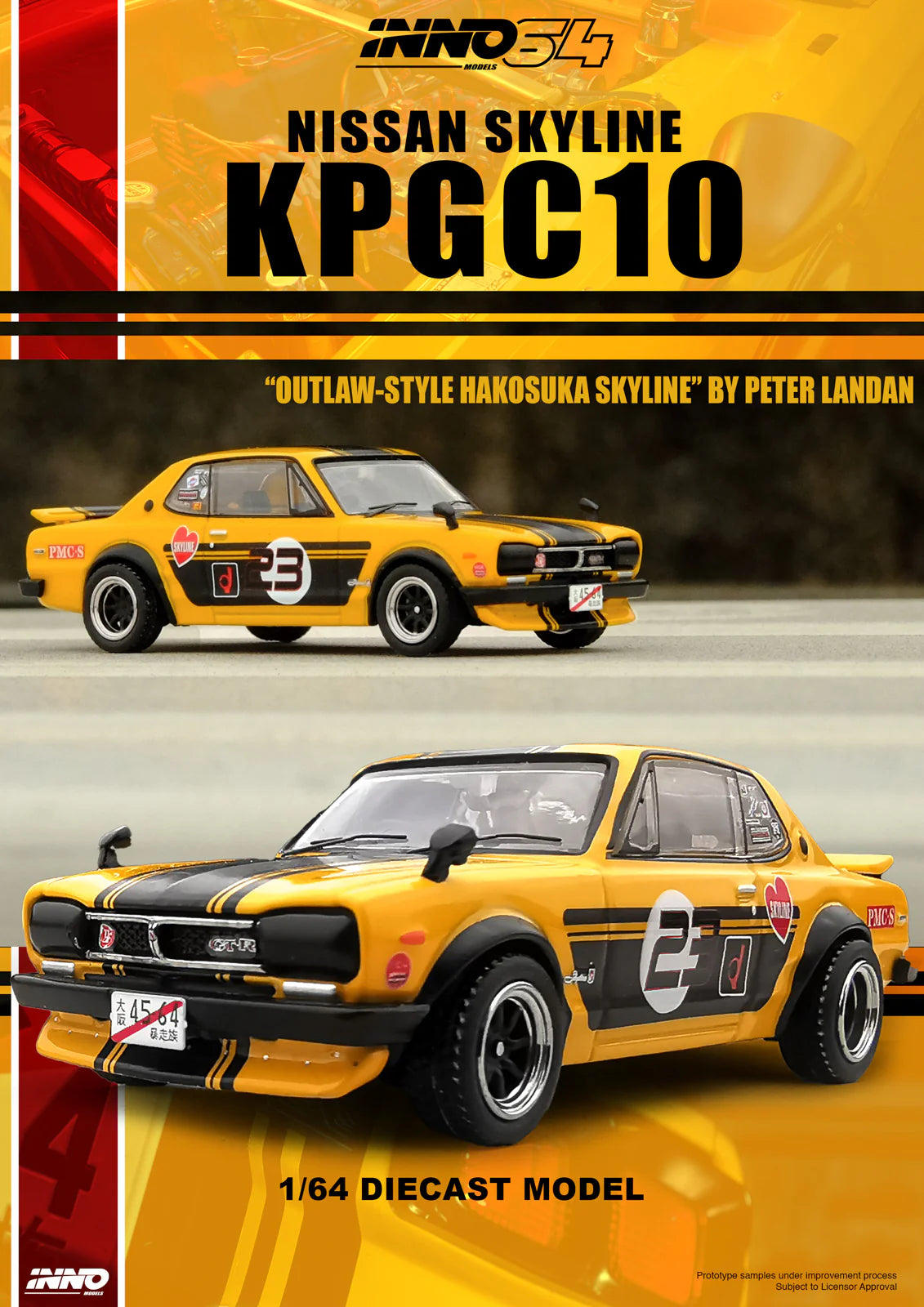 INNO Models INNO64 Nissan Skyline 2000 GT-R (KGC10)