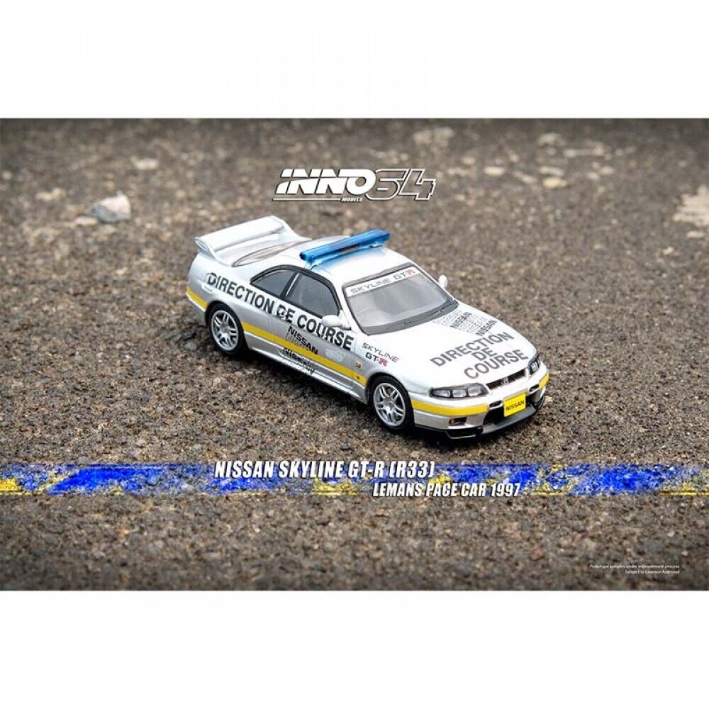 Inno Models Inno64 Nissan Skyline GT-R R33 24 Hours Le Mans 1997 Official Pace Car