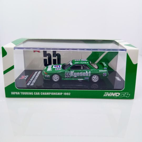 Inno Models Inno64 Nissan Skyline GT-R (R32) #55 "Nikko Kyoseki GP1 Plus" JTC 1992