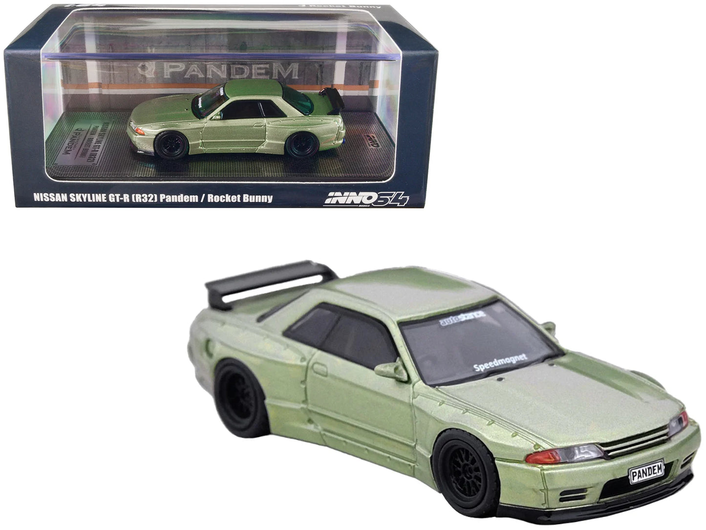 Inno Models Inno64 Nissan Skyline GT-R (R32) Pandem/Rocket Bunny Millenium Jade