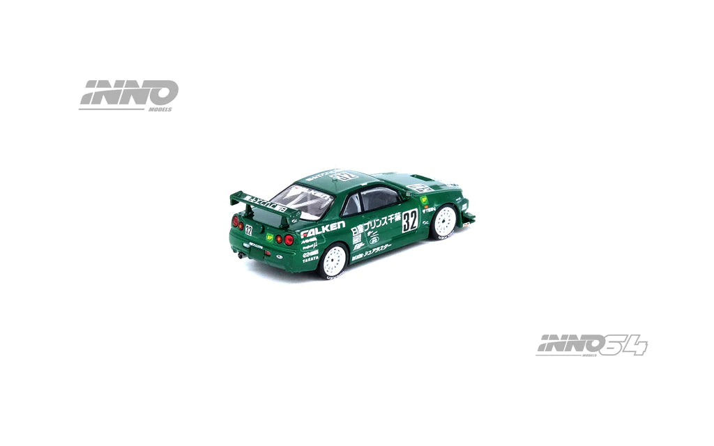 Inno Models Inno64 Nissan Skyline GT-R (R34) #32 "Prince Chiba Falken" Super Taikyu 1999 Class 1 Overall Winner