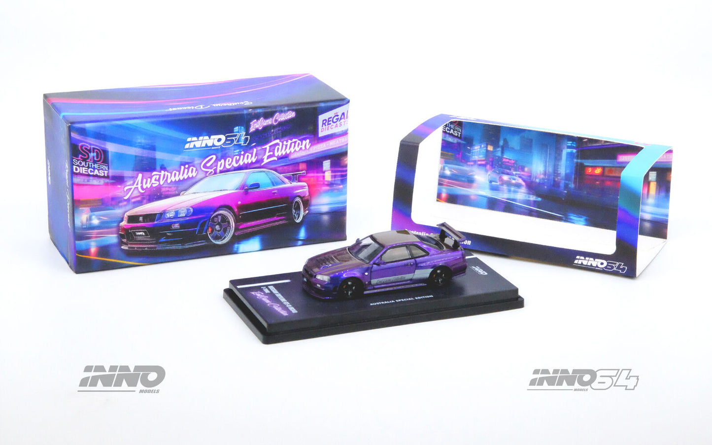 Inno Models Inno64 Nissan Skyline GT-R (R34) Z-Tune "ENDGAME" Australia Special Edition