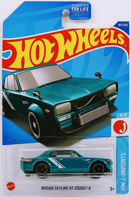 Hot Wheels HW J-Imports 9/10 Nissan Skyline HT 2000GT-X - Japanese Stock