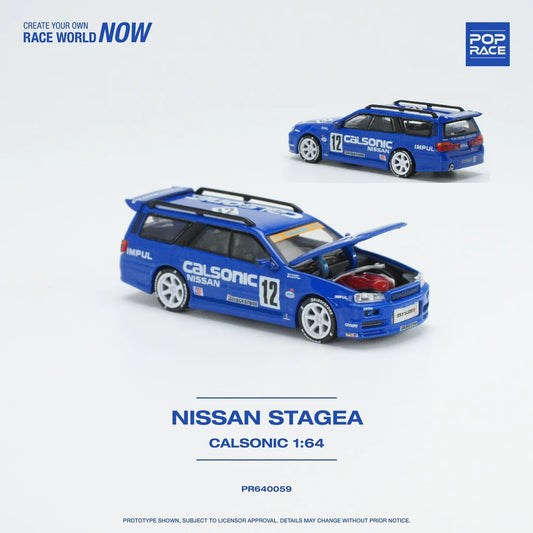 Pop Race Nissan Stagea Calsonic Livery