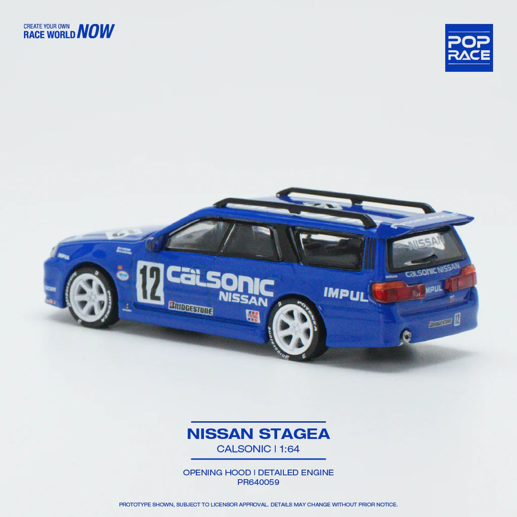 Pop Race Nissan Stagea Calsonic Livery