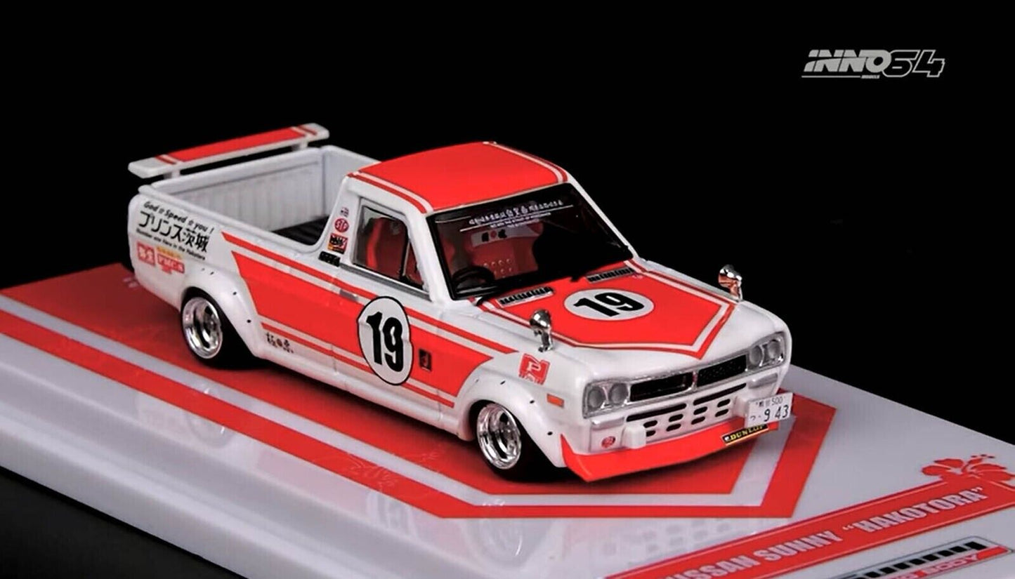 Inno Models Inno64 Nissan Sunny Hakotora Pick Up Kean Yap's (Malaysia Special Edition)