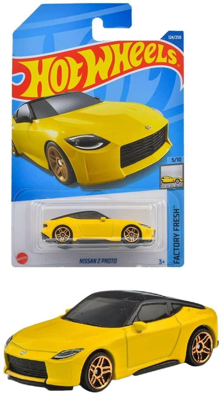 Hot Wheels Factory Fresh 5/10 Nissan Z Proto (Yellow) - Japanese Card