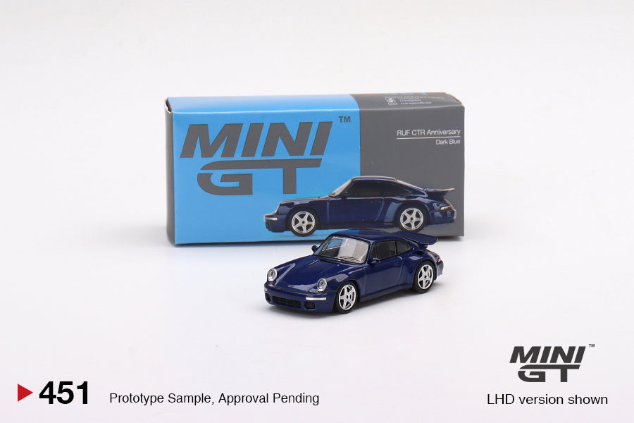 Mini GT No.451 RUF CTR Anniversary Dark Blue