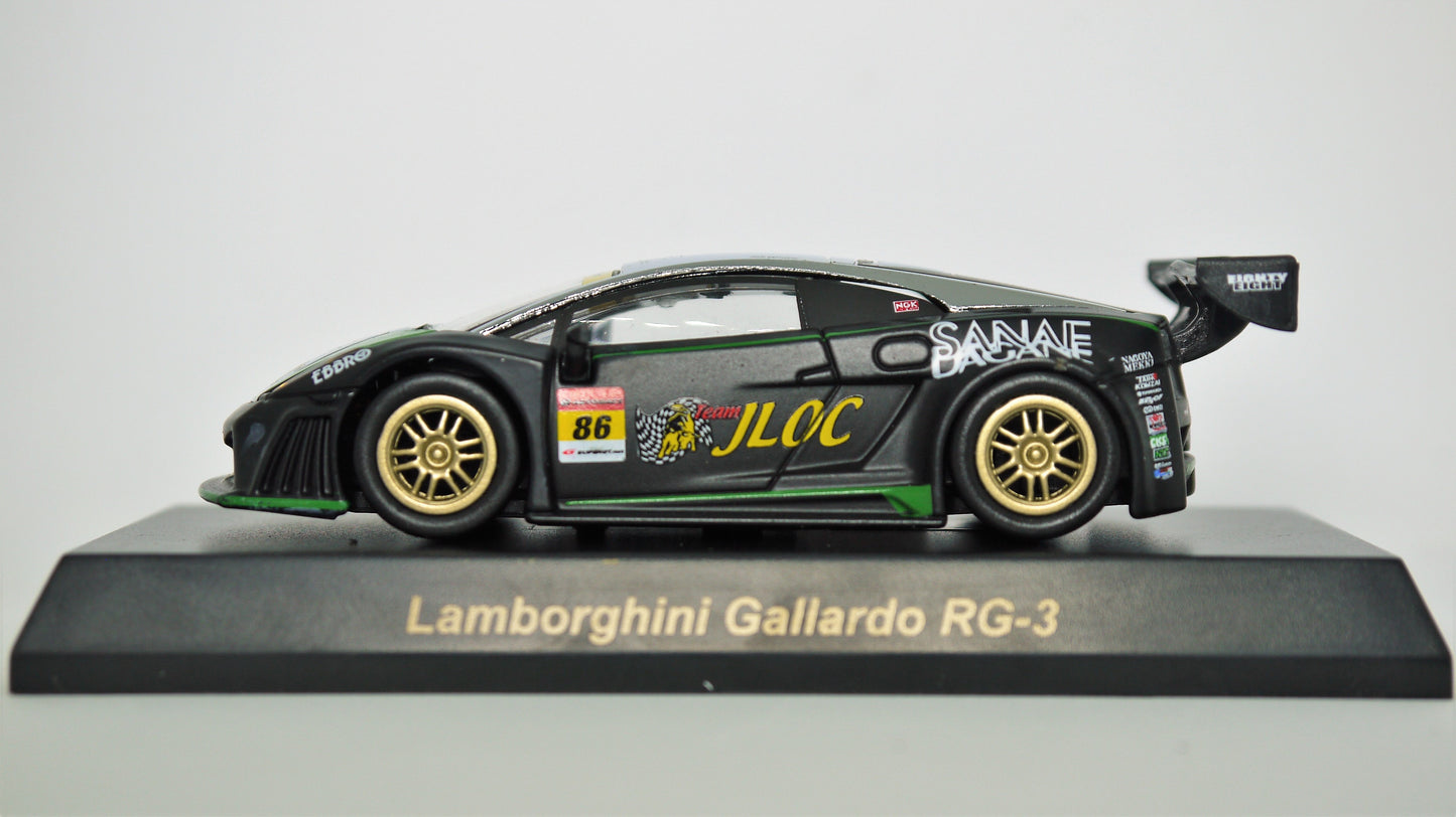 Kyosho Lamborghini Minicar Collection IV No.86 Gallardo RG-3 (Green/Black/Silver)