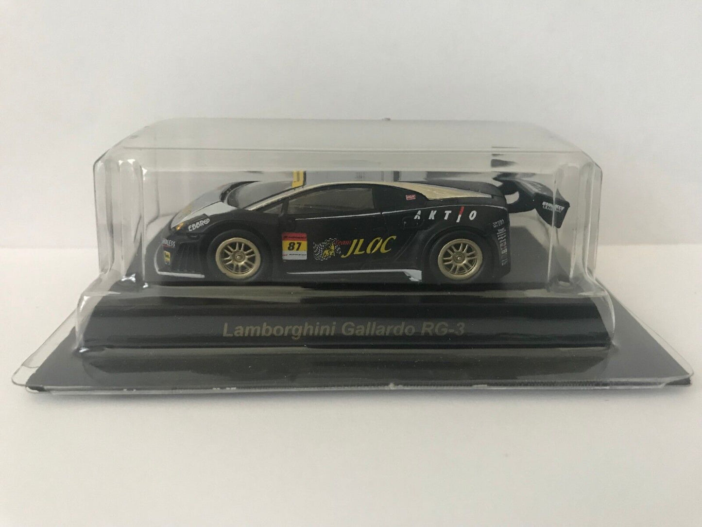 Kyosho Lamborghini Minicar Collection IV No.87 Gallardo RG-3 (Black/Gold)