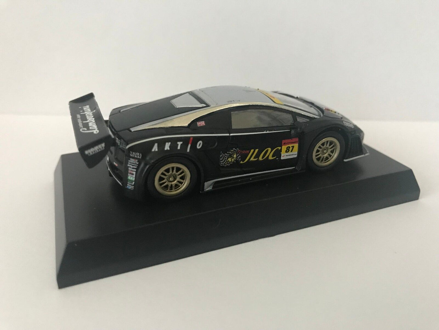 Kyosho Lamborghini Minicar Collection IV No.87 Gallardo RG-3 (Black/Gold)