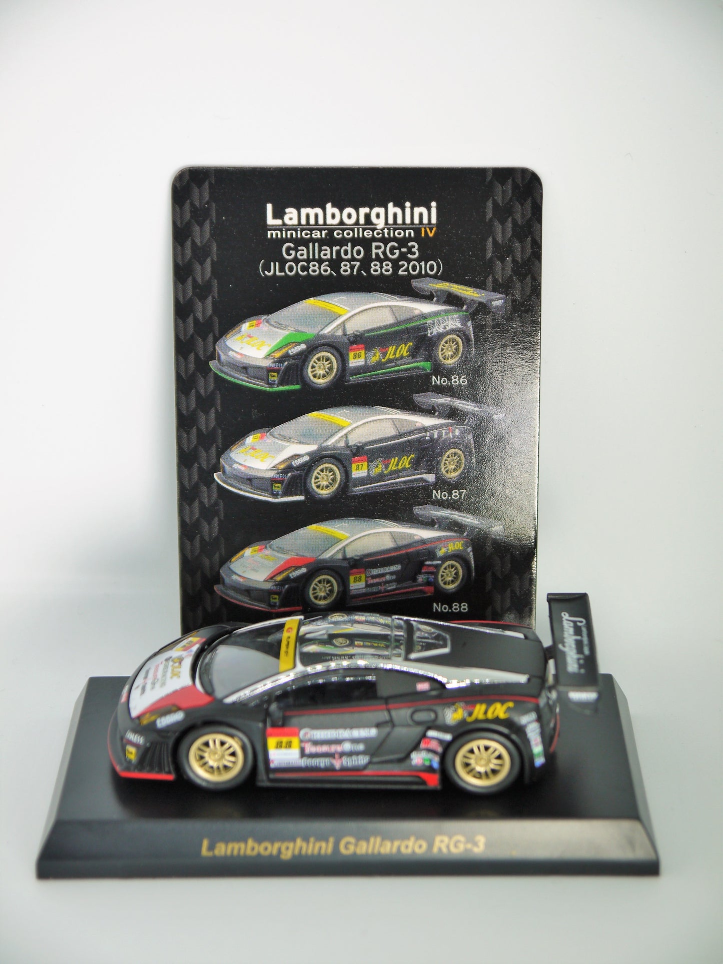 Kyosho Lamborghini Minicar Collection IV No.88 Gallardo RG-3 (Black/Red)