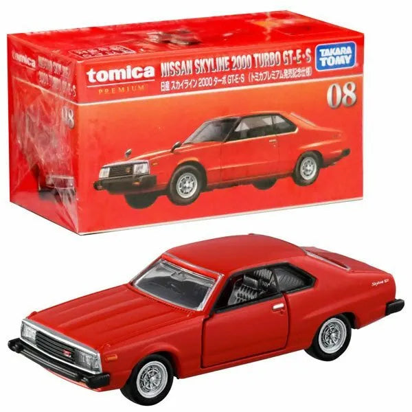 Tomica Premium No.08 Nissan Skyline 2000 Turbo GT-E S (Red Tomica Premium No.08 Nissan Skyline 2000 Turbo GT-E S (Red
